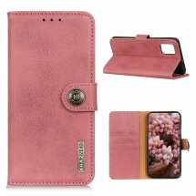 Чехол-книжка KHAZNEH Leather Wallet для Samsung Galaxy S20 FE (G780) - Pink: фото 1 из 8