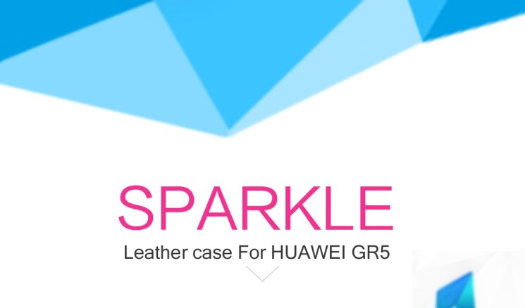Чохол-книжка NILLKIN Sparkle Series для Huawei GR5 - Black: фото 7 з 18
