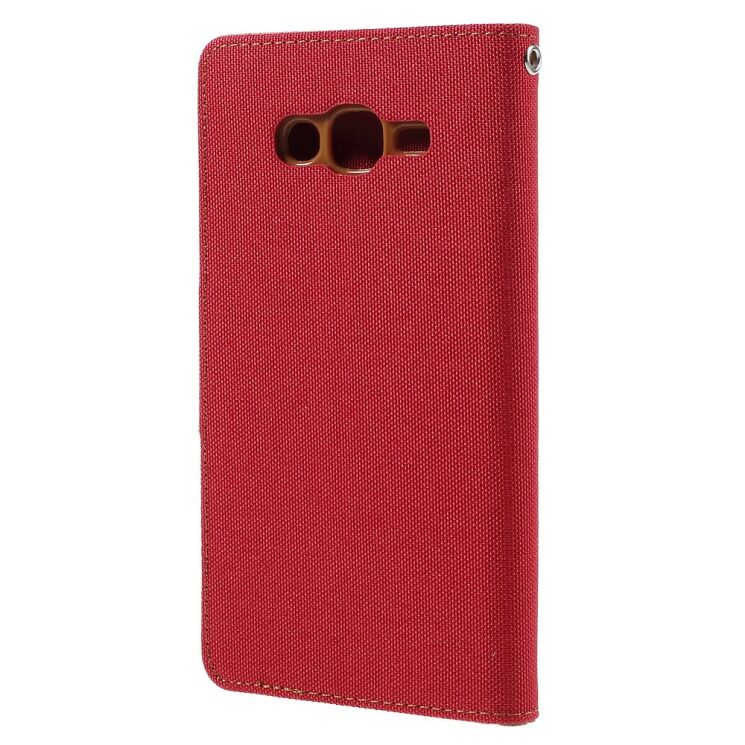 Чехол MERCURY Canvas Diary для Samsung Galaxy J7 (J700) / J7 Neo (J701) - Red: фото 2 из 8