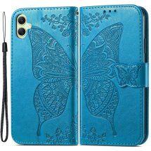 Чехол UniCase Butterfly Pattern для Samsung Galaxy A05 (A055) - Blue: фото 1 из 6