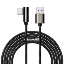 Дата-кабель Baseus Legend Series Elbow USB to Type-C (66W, 2m) - Black: фото 1 з 26