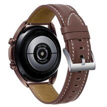 Кожаный ремешок Deexe Genuine Leather для часов с шириной крепления 20мм - Light Brown: фото 1 из 2