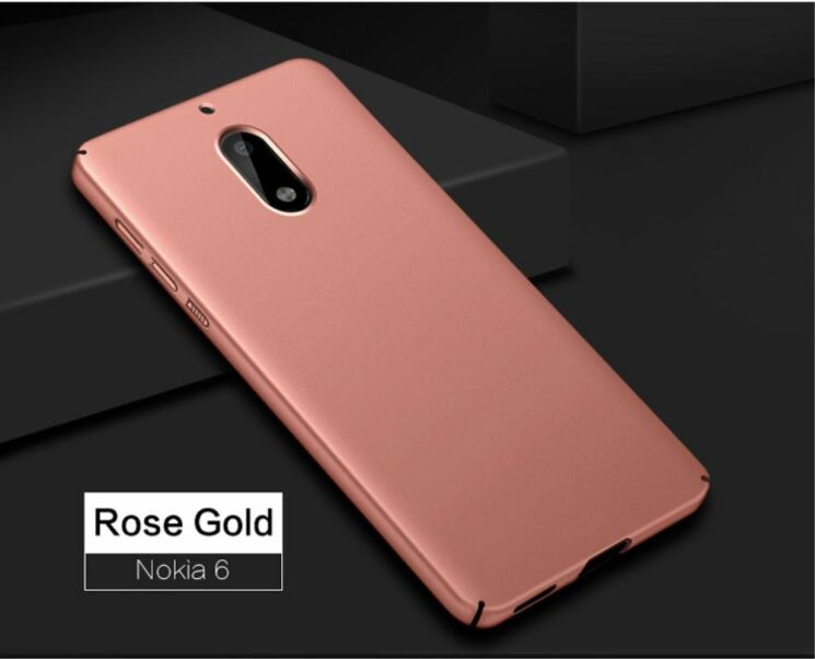 Пластиковый чехол MOFI Slim Shield для Nokia 6 - Rose Gold: фото 2 из 10