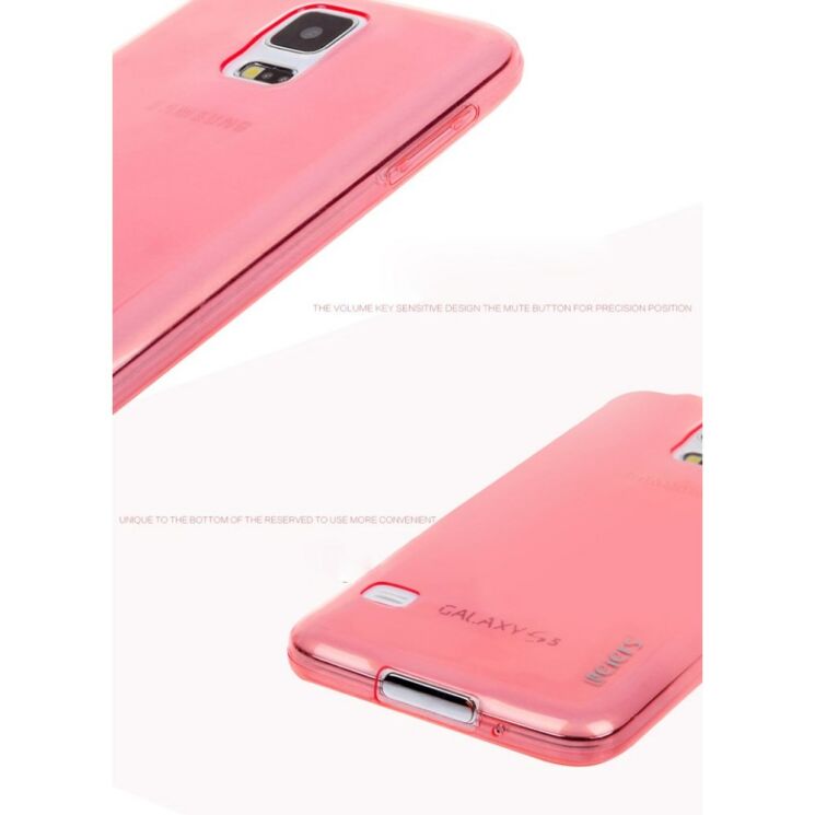 Силиконовая накладка Leiers Thin Ice Series для Samsung Galaxy S5 (G900) - Blue: фото 6 из 7