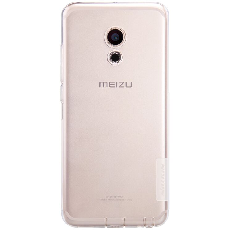 Силиконовый чехол NILLKIN Nature TPU для Meizu Pro 6 / Pro 6s - White: фото 5 из 17