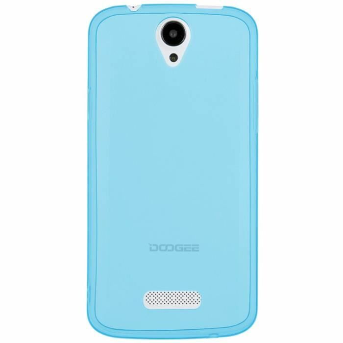 Силиконовый чехол Deexe Soft Case для Doogee X6 / X6 Pro - Blue: фото 3 из 4