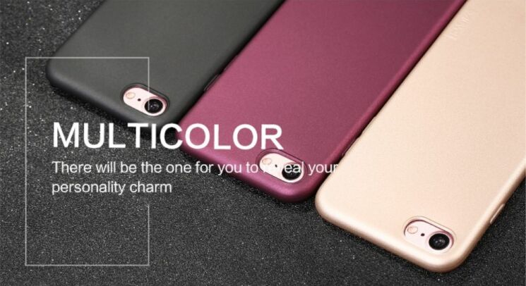 Силіконовий (TPU) чохол X-LEVEL Matte для iPhone 7 / iPhone 8 - Wine Red: фото 8 з 15