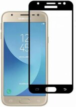 Защитное стекло Deexe 5D Full Glue для Samsung Galaxy J3 2017 (J330) - Black: фото 1 из 1