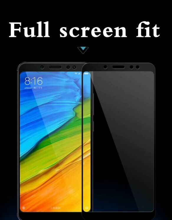 Защитное стекло Deexe 5D Full Glue для Xiaomi Redmi Note 5 Pro / Note 5 - Black: фото 3 из 3