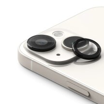 Захисне скло Ringke Camera Lens Frame Glass для Apple iPhone 15 / 15 Plus - Black: фото 1 з 14