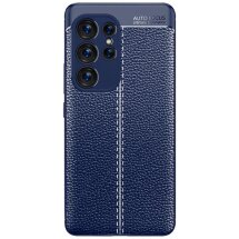 Защитный чехол Deexe Leather Cover для Samsung Galaxy S23 Ultra - Blue: фото 1 из 6