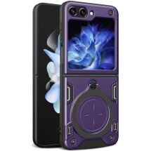 Захисний чохол Deexe Magnetic Space (FF) для Samsung Galaxy Flip 5 - Purple: фото 1 з 12