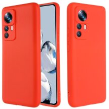 Захисний чохол Deexe Silicone Case для Xiaomi 12T - Red: фото 1 з 7