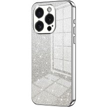 Защитный чехол Deexe Sparkles Cover для Apple iPhone 15 Pro - Silver: фото 1 из 7
