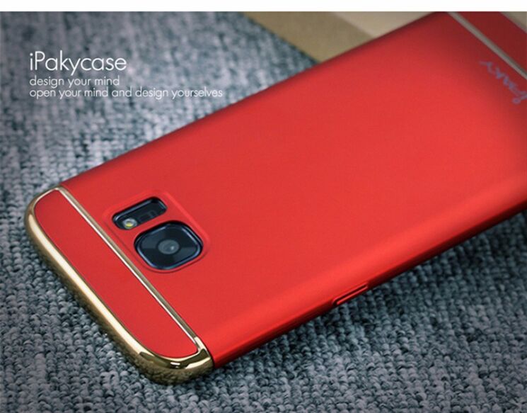Защитный чехол IPAKY Slim Armor для Samsung Galaxy S7 edge (G935) - Red: фото 2 из 9