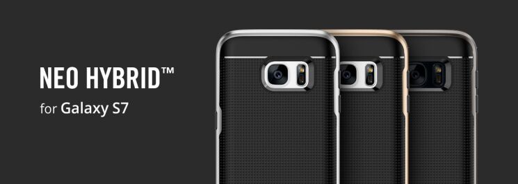 Защитный чехол Spigen SGP Neo Hybrid для Samsung Galaxy S7 (G930) - Gunmetal: фото 10 из 14