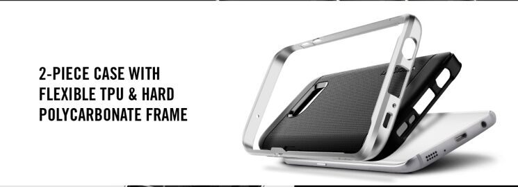 Захисний чохол Spigen SGP Neo Hybrid для Samsung Galaxy S7 (G930) - Gunmetal: фото 11 з 14