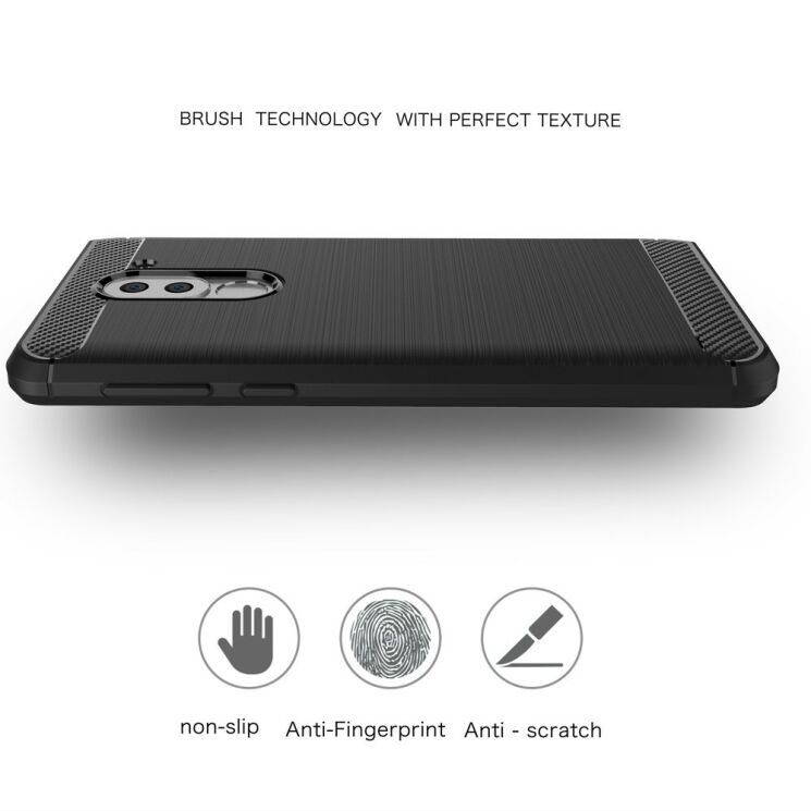 Захисний чохол UniCase Carbon для Huawei GR5 2017 - Black: фото 6 з 11