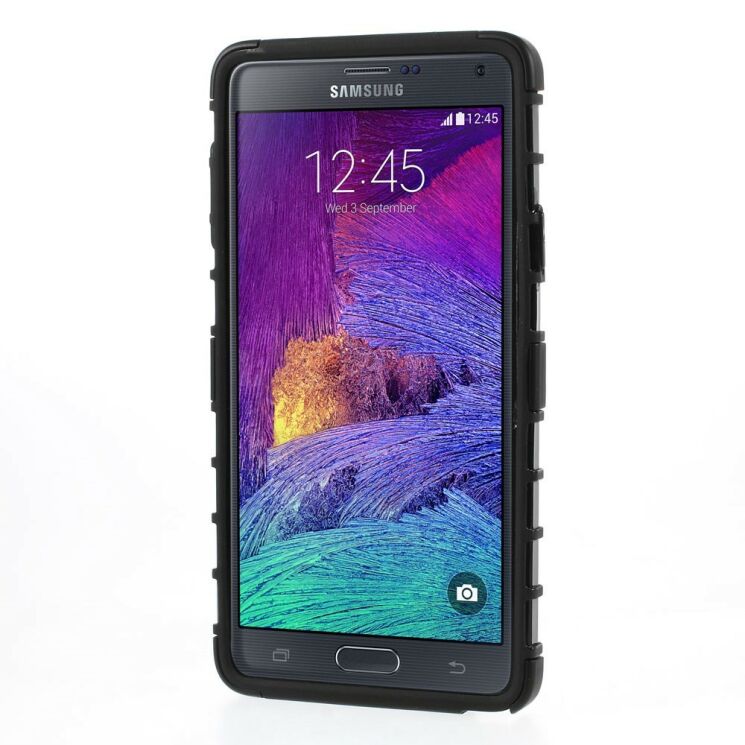 Защитный чехол UniCase Hybrid X для Samsung Galaxy Note 4 (N910) - Black: фото 3 из 8