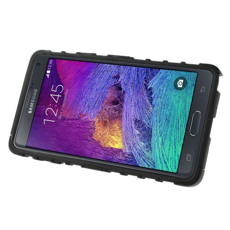 Защитный чехол UniCase Hybrid X для Samsung Galaxy Note 4 (N910) - Black: фото 5 из 8