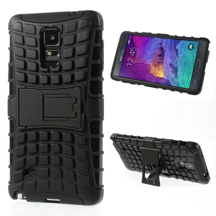 Защитный чехол UniCase Hybrid X для Samsung Galaxy Note 4 (N910) - Black: фото 1 из 8
