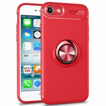 Защитный чехол UniCase Magnetic Ring для Apple iPhone SE 2 / 3 (2020 / 2022) / iPhone 8 / iPhone 7 - Red: фото 1 из 17