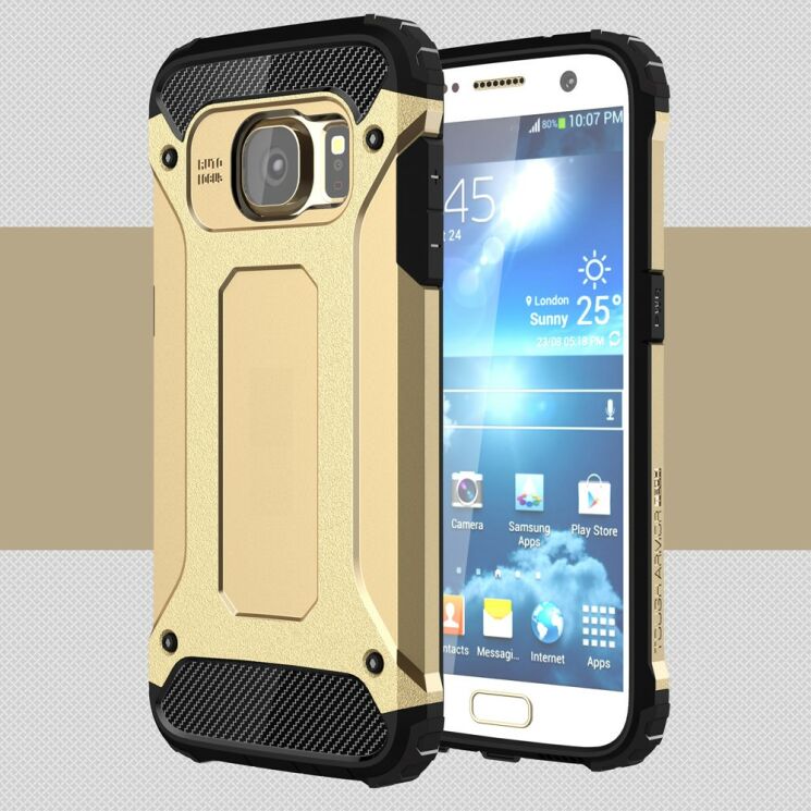 Захисний чохол UniCase Rugged Guard для Samsung Galaxy S7 (G930) - Gold: фото 1 з 10