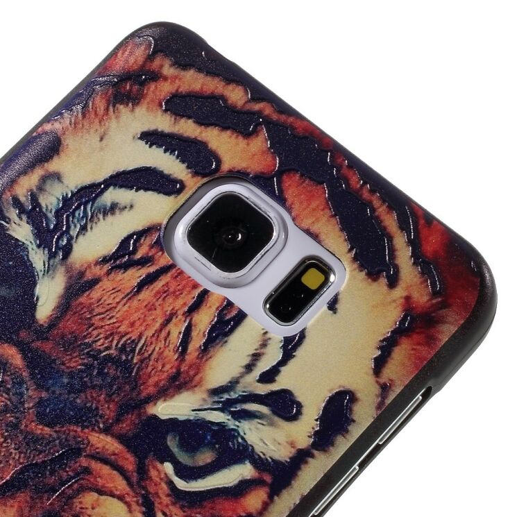 Захисний (TPU) чохол UniCase Color для Samsung Galaxy Note 5 - Angry Tiger: фото 5 з 6