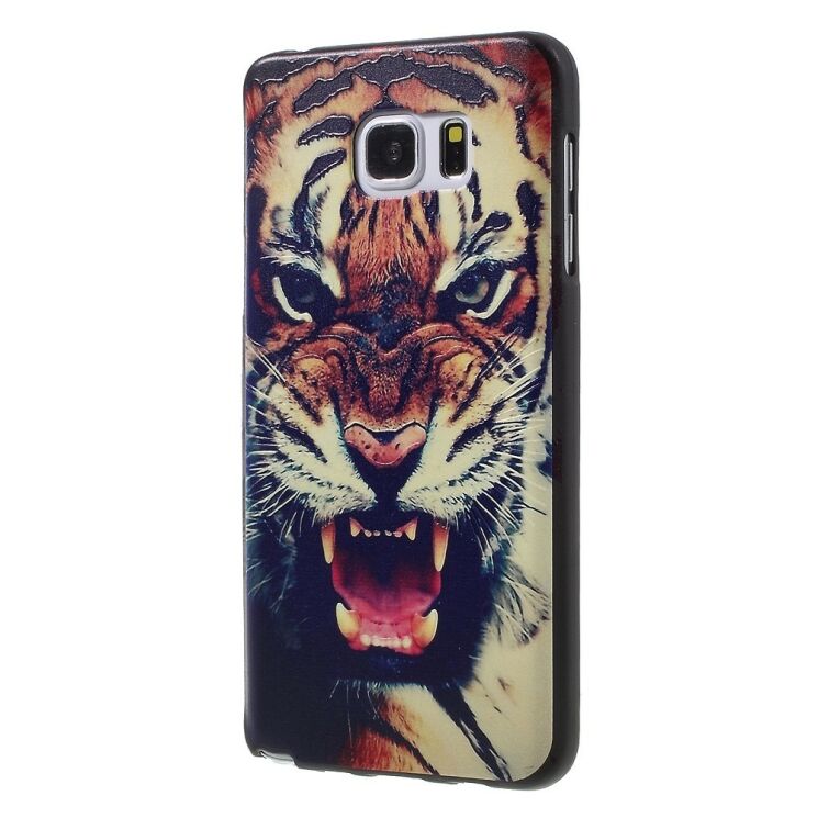 Захисний (TPU) чохол UniCase Color для Samsung Galaxy Note 5 - Angry Tiger: фото 2 з 6