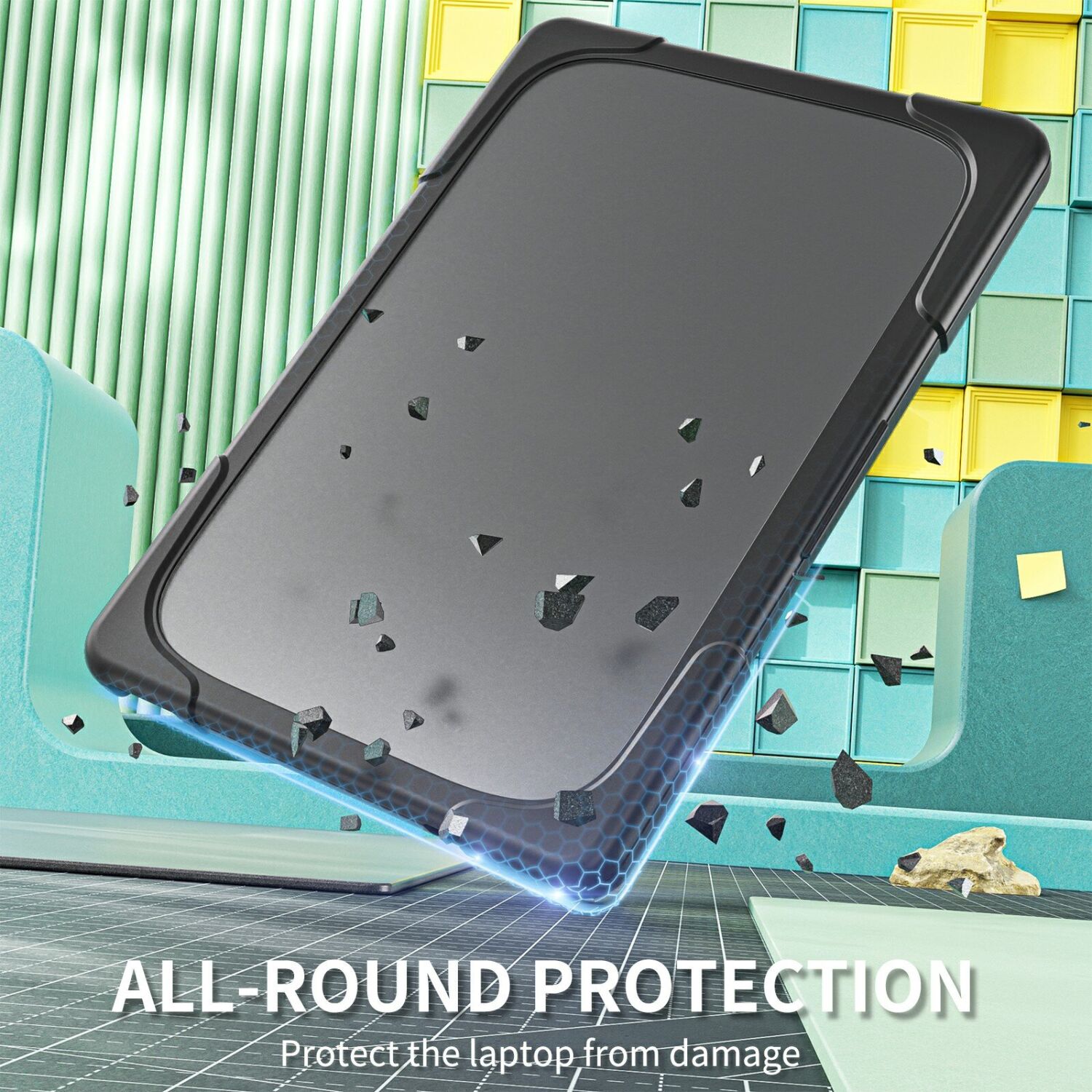 Защитная накладка Deexe Stand Shell для Apple MacBook Neo (2026) - Blue. Фото 5 Защитная накладка Deexe Stand Shell для Apple MacBook Neo (2026) - Blue (236705L). Фото 5 из 16