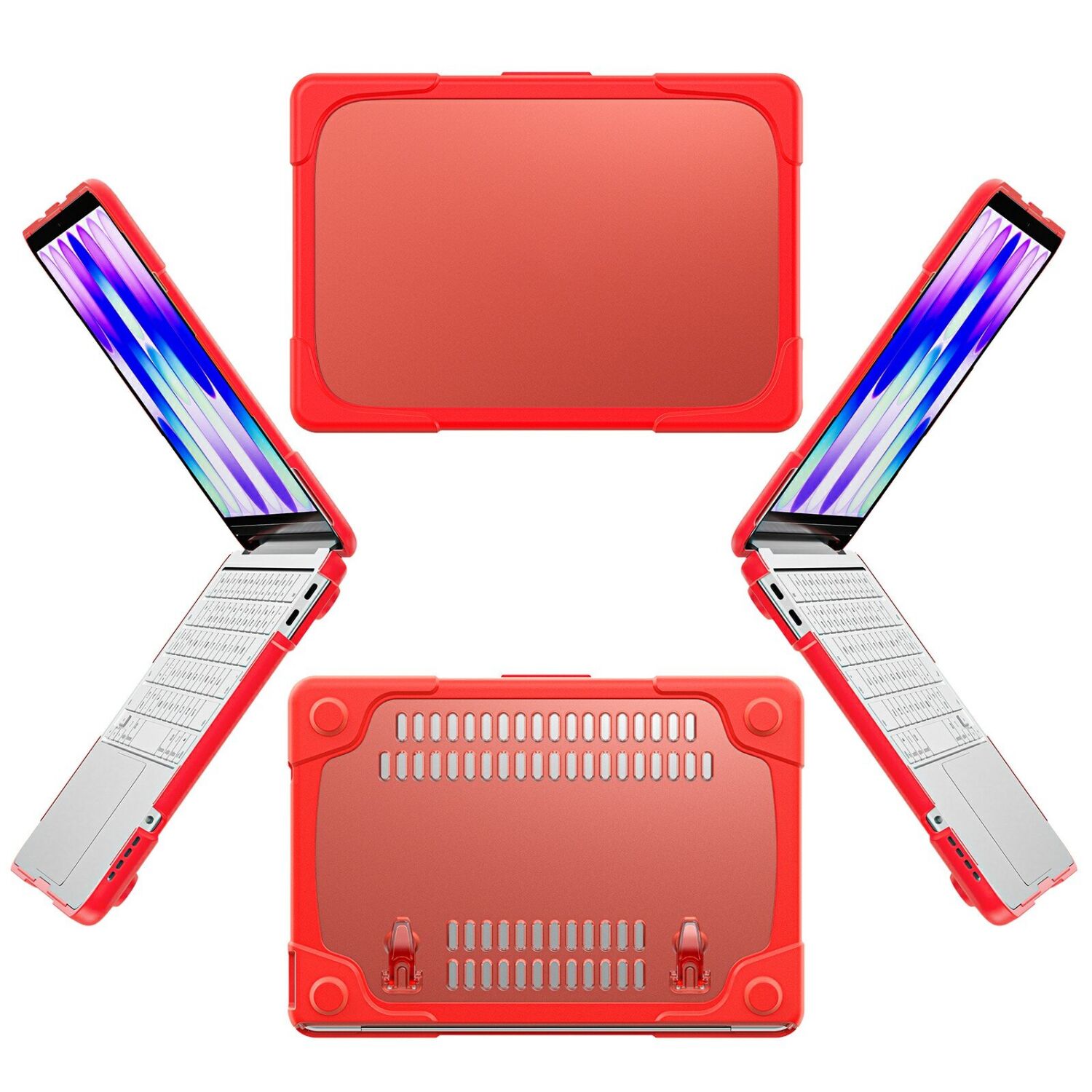 Защитная накладка Deexe Stand Shell для Apple MacBook Neo (2026) - Blue. Фото 8 Защитная накладка Deexe Stand Shell для Apple MacBook Neo (2026) - Blue (236705L). Фото 8 из 16