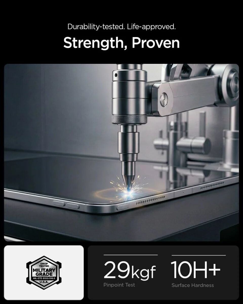 Захисне скло Spigen GLAS.tR AlignMaster T для iPad Air 11 M4/M3/M2 (2026/2025/2024) AGL11702. Фото 9 Захисне скло Spigen GLAS.tR AlignMaster T для iPad Air 11 M4/M3/M2 (2026/2025/2024) AGL11702 (409804). Фото 9 з 12