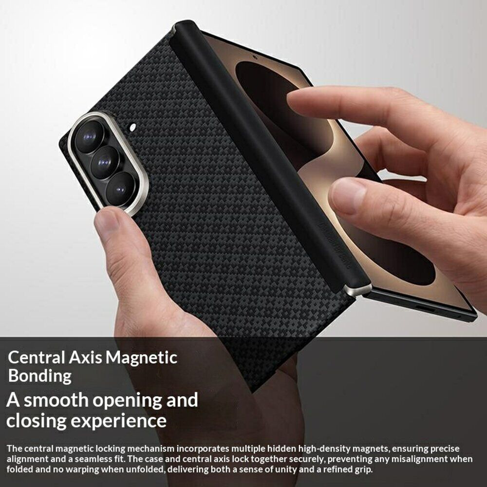 Защитный чехол BENKS ArmorGrid Air Magnetic для Samsung Galaxy Fold 8 Ultra - Black. Фото 6 Защитный чехол BENKS ArmorGrid Air Magnetic для Samsung Galaxy Fold 8 Ultra - Black (435801B). Фото 6 из 8