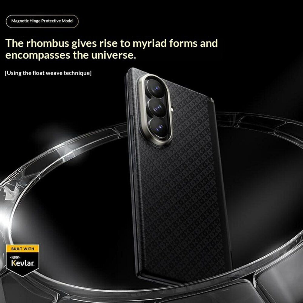 Защитный чехол BENKS ArmorGrid Air Magnetic для Samsung Galaxy Fold 8 Ultra - Black. Фото 3 Защитный чехол BENKS ArmorGrid Air Magnetic для Samsung Galaxy Fold 8 Ultra - Black (435801B). Фото 3 из 8