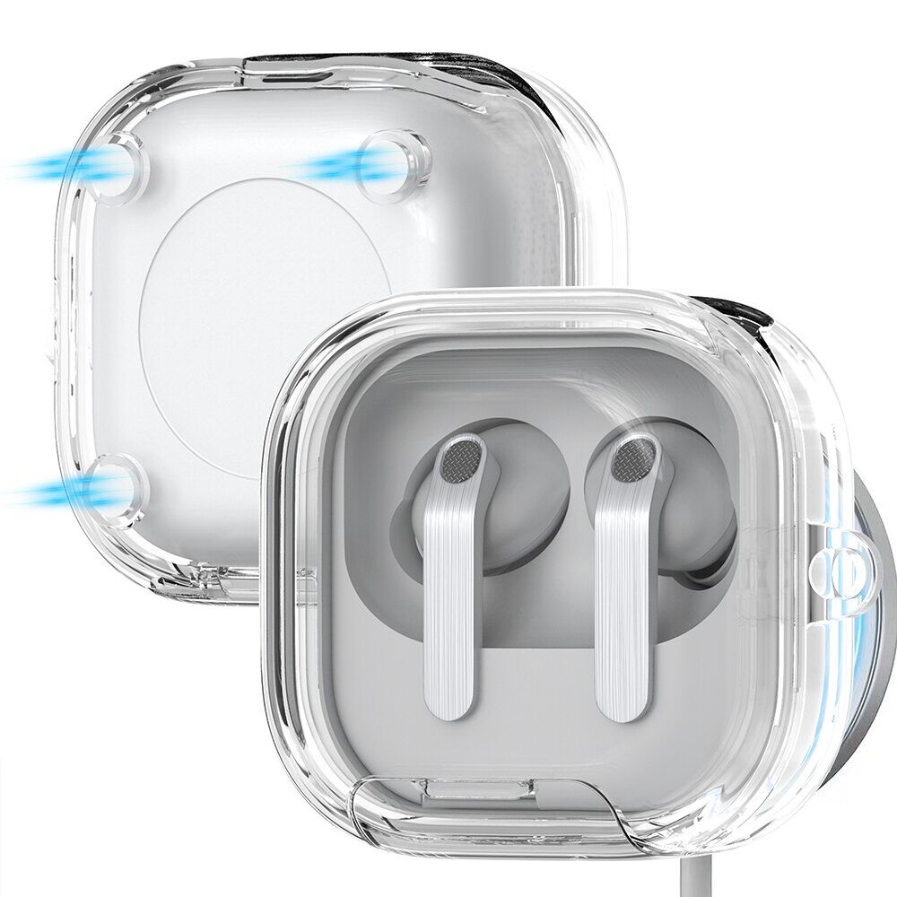 Защитный чехол Reframe Lucid Case для Samsung Galaxy Buds 4 / Buds 4 Pro - Transparent. Фото 2 Защитный чехол Reframe Lucid Case для Samsung Galaxy Buds 4 / Buds 4 Pro - Transparent (407424T). Фото 2 из 10