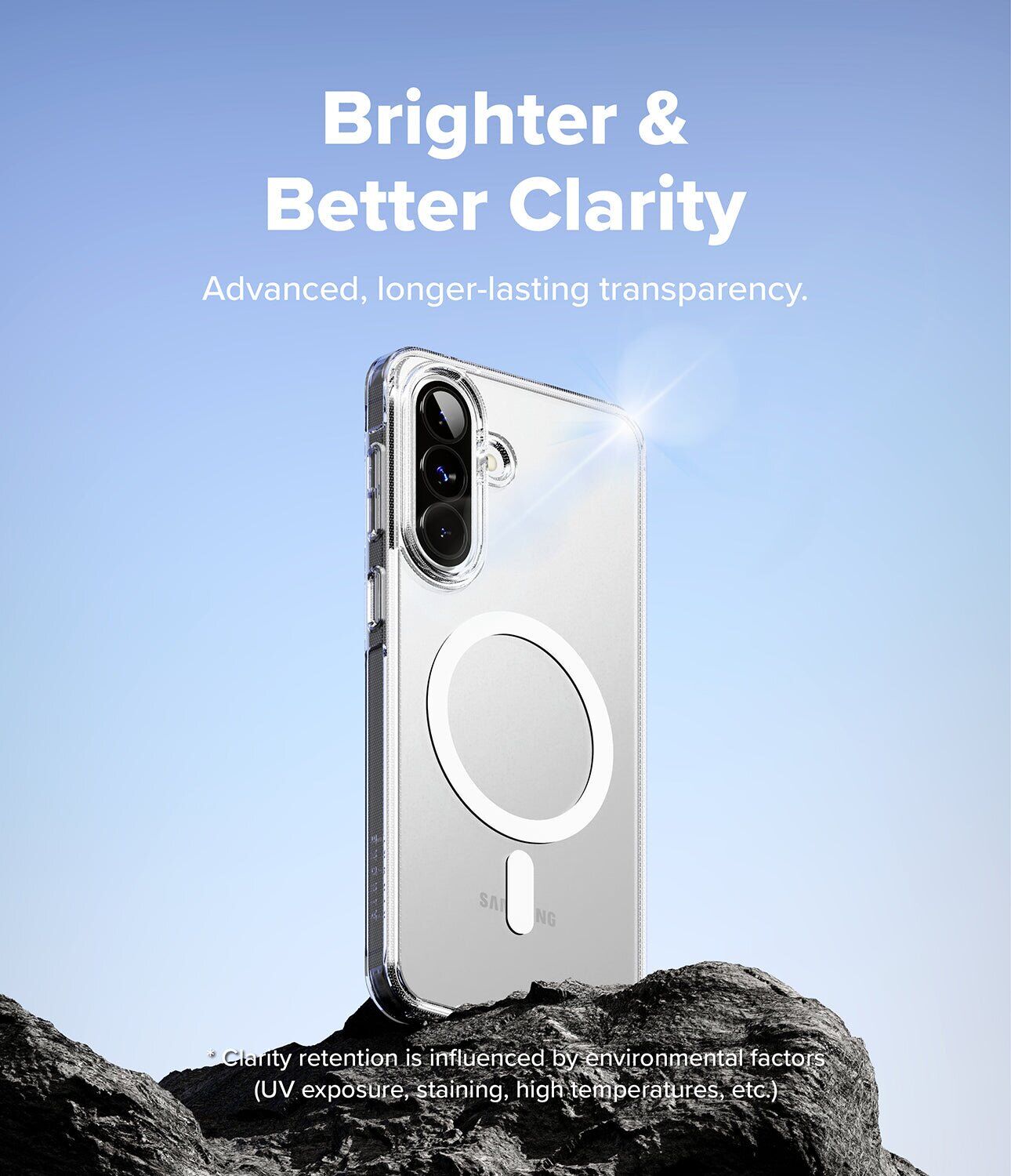 Захисний чохол Ringke Fusion Magnetic для Samsung Galaxy A57 (A576) 8800328817944 - Clear. Фото 5 Захисний чохол Ringke Fusion Magnetic для Samsung Galaxy A57 (A576) 8800328817944 - Clear (409914C). Фото 5 з 15