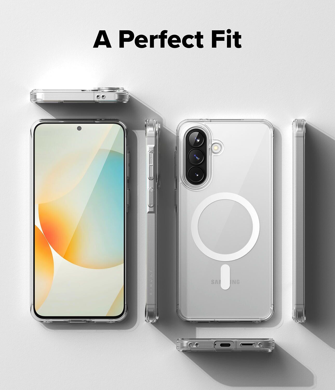 Захисний чохол Ringke Fusion Magnetic для Samsung Galaxy A57 (A576) 8800328817944 - Clear. Фото 9 Захисний чохол Ringke Fusion Magnetic для Samsung Galaxy A57 (A576) 8800328817944 - Clear (409914C). Фото 9 з 15