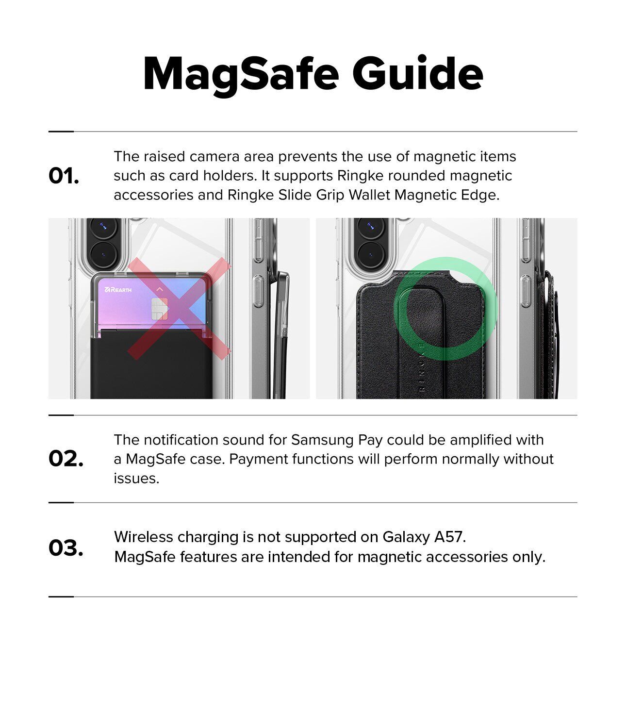 Захисний чохол Ringke Fusion Magnetic для Samsung Galaxy A57 (A576) 8800328817944 - Clear. Фото 14 Захисний чохол Ringke Fusion Magnetic для Samsung Galaxy A57 (A576) 8800328817944 - Clear (409914C). Фото 14 з 15