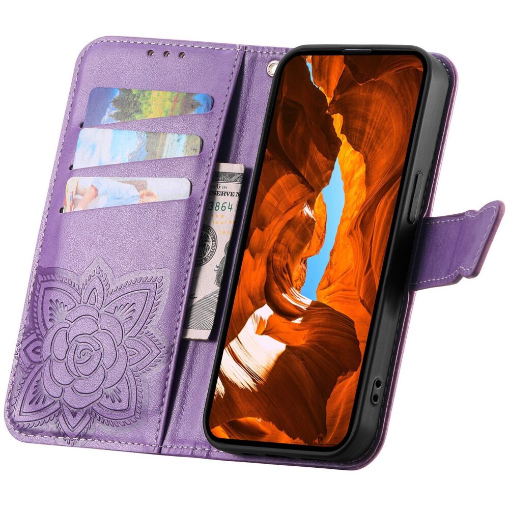 AST❤️　36サイズ Чехол UniCase Butterfly Pattern для ZTE Blade A36 - Light Purple