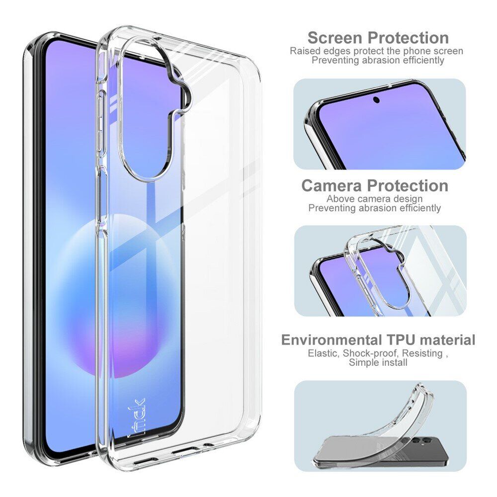 Силиконовый чехол IMAK UX-10 Series для Samsung Galaxy A27 (A276) - Transparent. Фото 7 Силиконовый чехол IMAK UX-10 Series для Samsung Galaxy A27 (A276) - Transparent (408619T). Фото 7 из 9