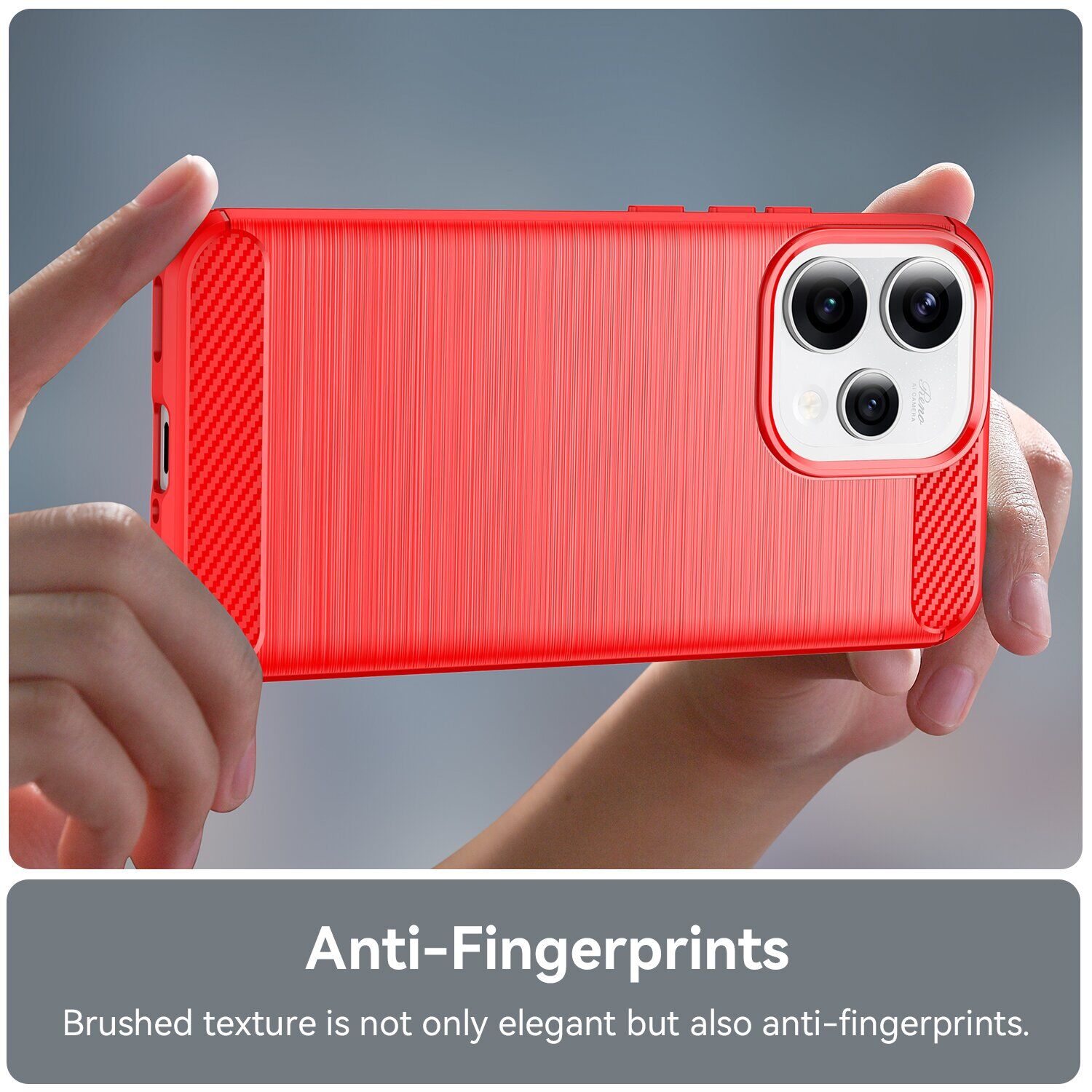 Силиконовый (TPU) чехол UniCase Carbon для OPPO Reno 15 - Black. Фото 6 Силиконовый (TPU) чехол UniCase Carbon для OPPO Reno 15 - Black (405715B). Фото 6 из 8