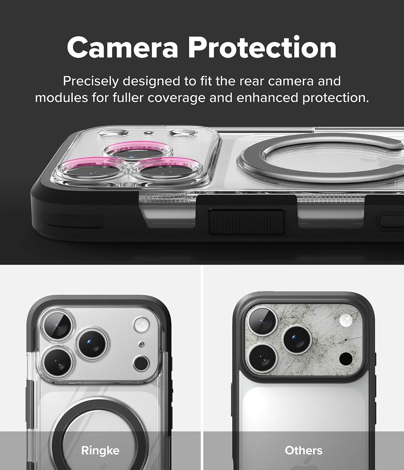 Защитный чехол Ringke UX Magnetic для iPhone 18 Pro Max (8800380462359) - Clear. Фото 16 Защитный чехол Ringke UX Magnetic для iPhone 18 Pro Max (8800380462359) - Clear (423991C). Фото 16 из 22