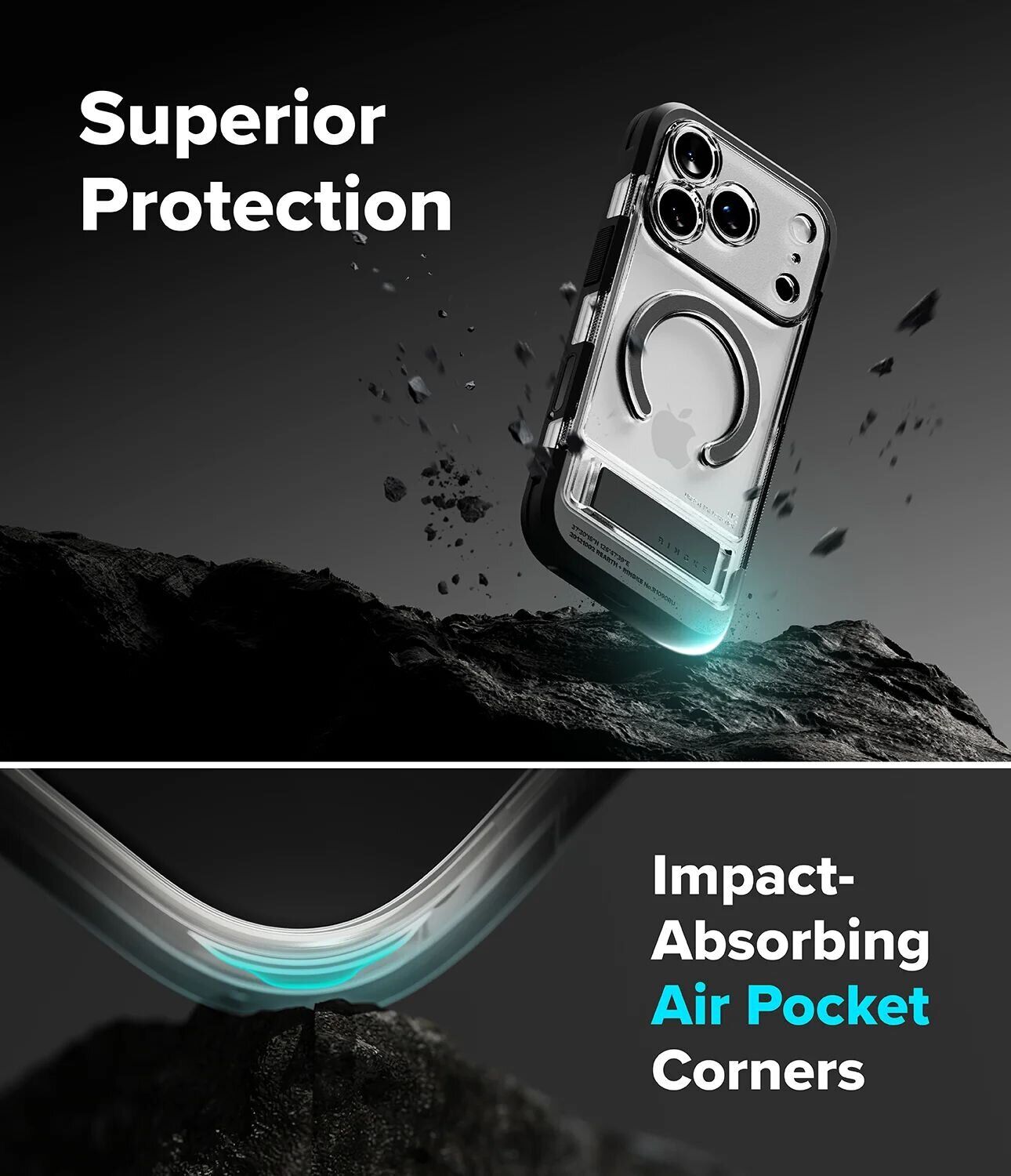 Защитный чехол Ringke UX Magnetic для iPhone 18 Pro Max (8800380462359) - Clear. Фото 14 Защитный чехол Ringke UX Magnetic для iPhone 18 Pro Max (8800380462359) - Clear (423991C). Фото 14 из 22