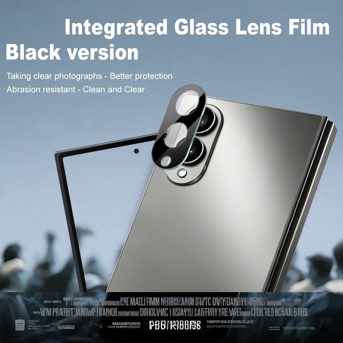 Защитное стекло на камеру IMAK Black Glass Lens для Samsung Galaxy Fold 8. Фото 2 Защитное стекло на камеру IMAK Black Glass Lens для Samsung Galaxy Fold 8 (424527). Фото 2 из 8