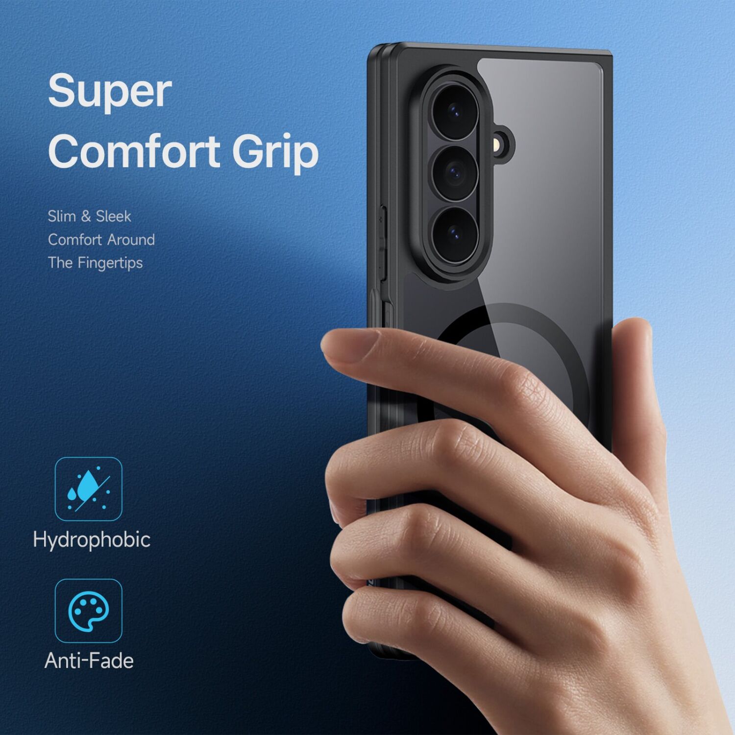 Защитный чехол DUX DUCIS Aimo Series Magnetic (FF) Samsung Galaxy Fold 8 Ultra - Black. Фото 5 Защитный чехол DUX DUCIS Aimo Series Magnetic (FF) Samsung Galaxy Fold 8 Ultra - Black (424044B). Фото 5 из 11