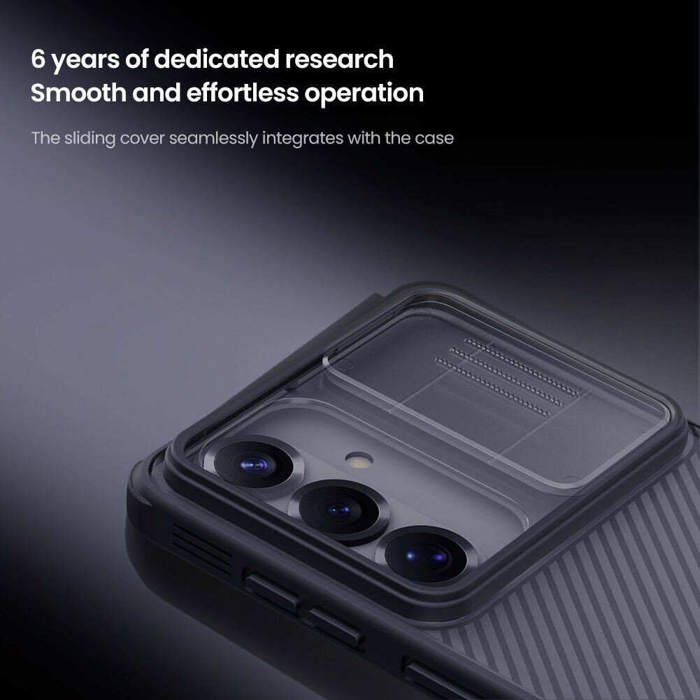 Захисний чохол NILLKIN CamShield Pro (Clear Version) для Samsung Galaxy A37 (A376) - Black. Фото 8 Захисний чохол NILLKIN CamShield Pro (Clear Version) для Samsung Galaxy A37 (A376) - Black (406022B). Фото 8 з 17