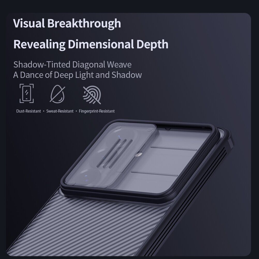 Захисний чохол NILLKIN CamShield Pro (Clear Version) для Samsung Galaxy A37 (A376) - Black. Фото 16 Захисний чохол NILLKIN CamShield Pro (Clear Version) для Samsung Galaxy A37 (A376) - Black (406022B). Фото 16 з 17