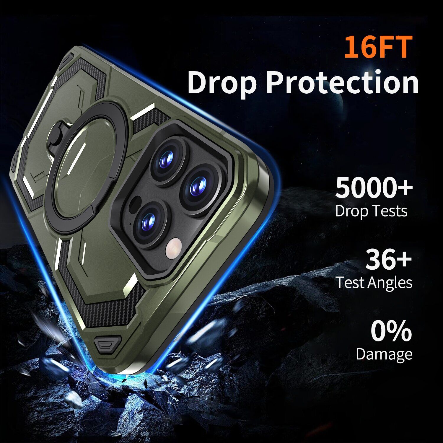 Защитный чехол Reframe Hybrid Magnetic для iPhone 14 Pro Max - Red. Фото 5 Защитный чехол Reframe Hybrid Magnetic для iPhone 14 Pro Max - Red (306870R). Фото 5 из 7