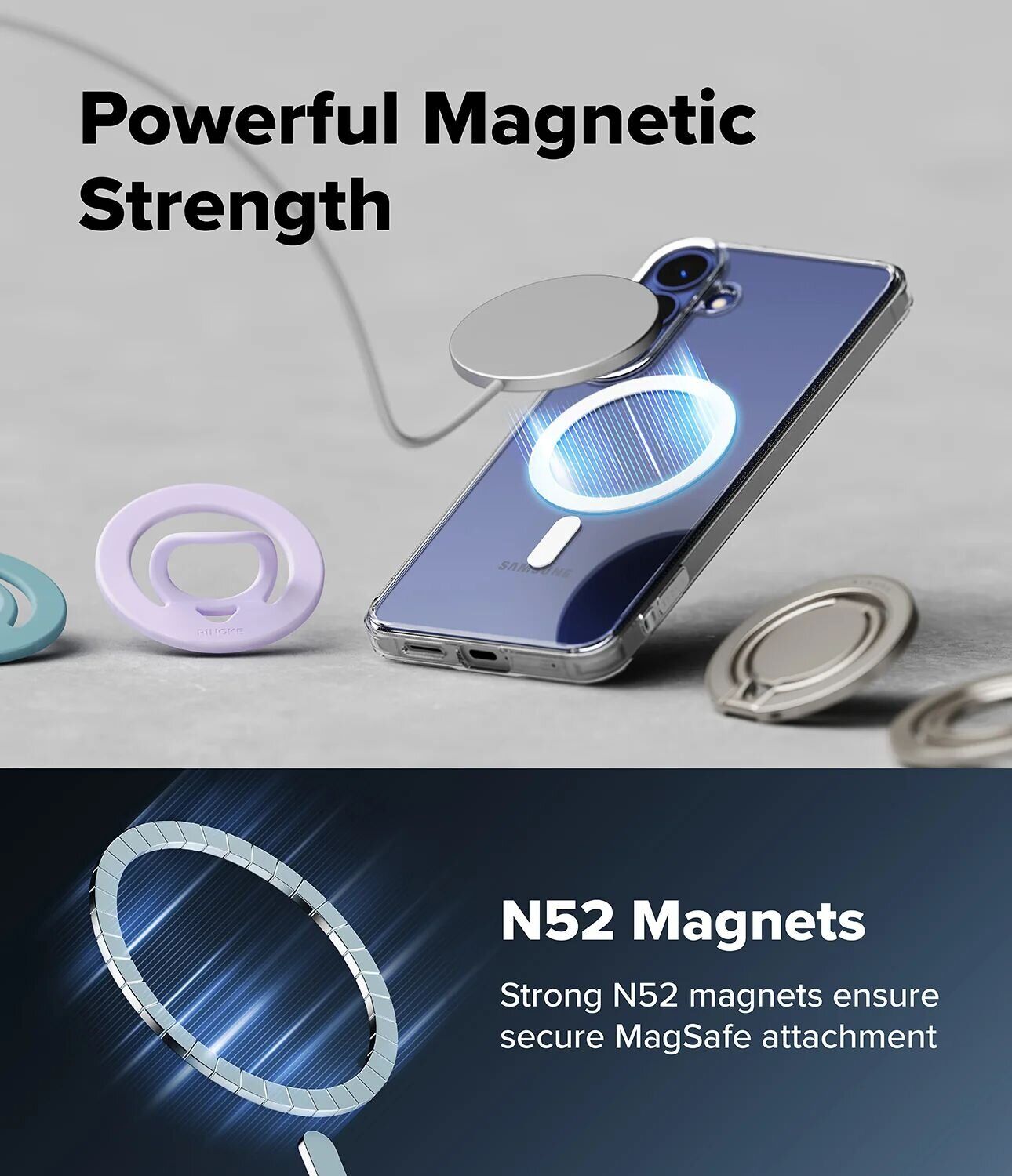 Защитный чехол Ringke Fusion Magnetic для Samsung Galaxy S26 FE (8800380463684) - Clear. Фото 9 Защитный чехол Ringke Fusion Magnetic для Samsung Galaxy S26 FE (8800380463684) - Clear (412756C). Фото 9 из 20