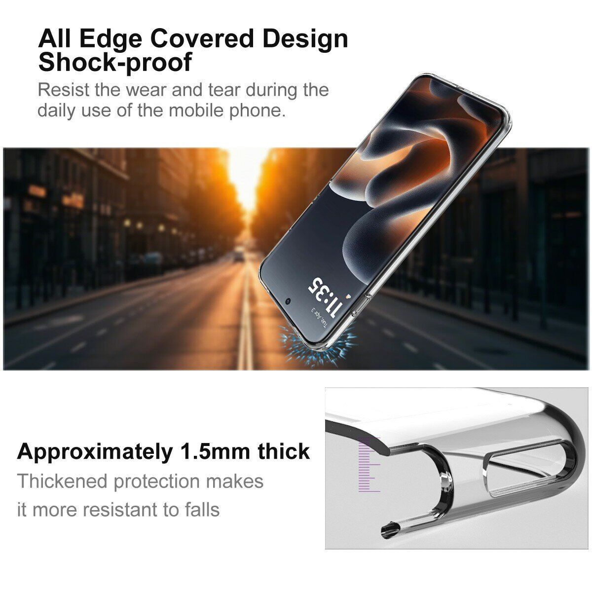 Силіконовий чохол IMAK UX-10 Series для Motorola Edge 70 Pro - Transparent. Фото 5 Силіконовий чохол IMAK UX-10 Series для Motorola Edge 70 Pro - Transparent (412022T). Фото 5 з 9
